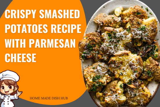 Crispy Smashed Potatoes Recipe with Parmesan Cheese