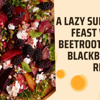 Slow Braised Bieef Short Ribs: A Lazy Sunday Feast with Beetroot and Blackberry Recipe