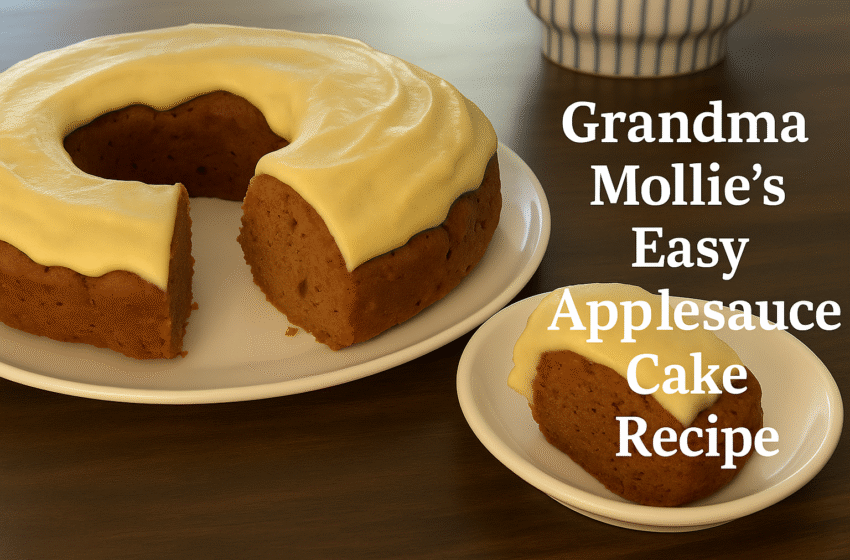Grandma Mollie’s Easy Applesauce Cake Recipe