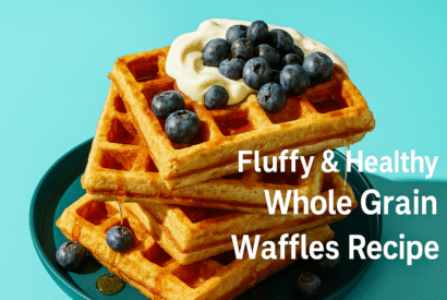 Thumbnail for Fluffy & Healthy Whole Grain Waffles Recipe