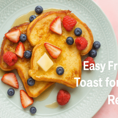 Easy French Toast for One Recipe