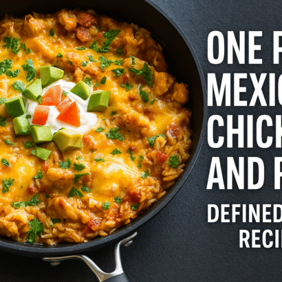 One Pan Mexican Chicken and Rice Defined Dish Recipe