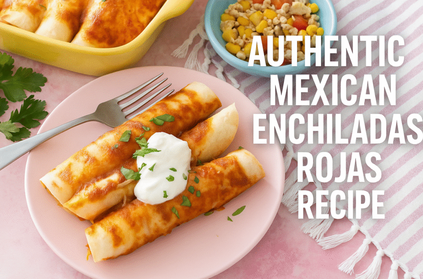Authentic Mexican Enchiladas Rojas Recipe