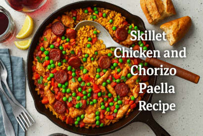 Thumbnail for Skillet Chicken and Chorizo Paella Recipe
