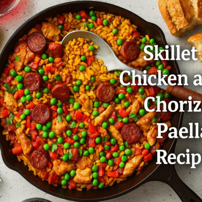 Skillet Chicken and Chorizo Paella Recipe