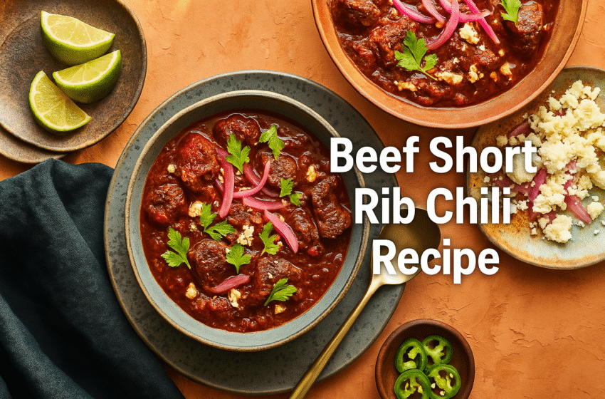 Beef Short Rib Chili Recipe