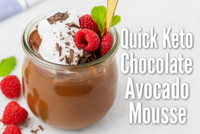 Thumbnail for Quick Keto Chocolate Avocado Mousse