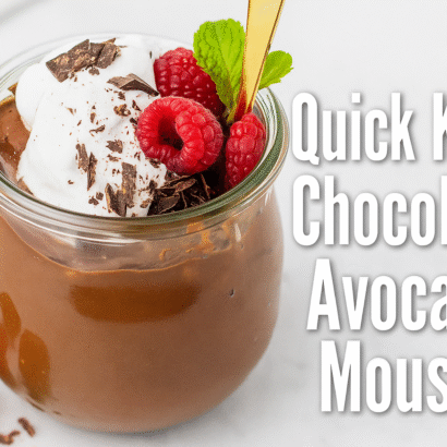 Quick Keto Chocolate Avocado Mousse