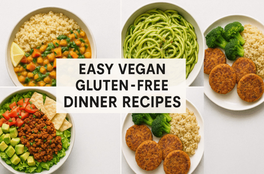 Quick Creamy Vegan Garlic Pasta (Gluten Free)