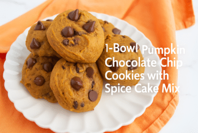 Thumbnail for 1-Bowl Pumpkin Chocolate Chip Cookies with Spice Cake Mix