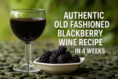 Thumbnail for Authentic Old Fashioned Blackberry Wine Recipe in 4 Weeks