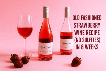 Thumbnail for Old Fashioned Strawberry Wine Recipe (No Sulfites) in 8 Weeks